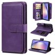 10-slot wallet case for Samsung Galaxy A54 - Purple For Discount