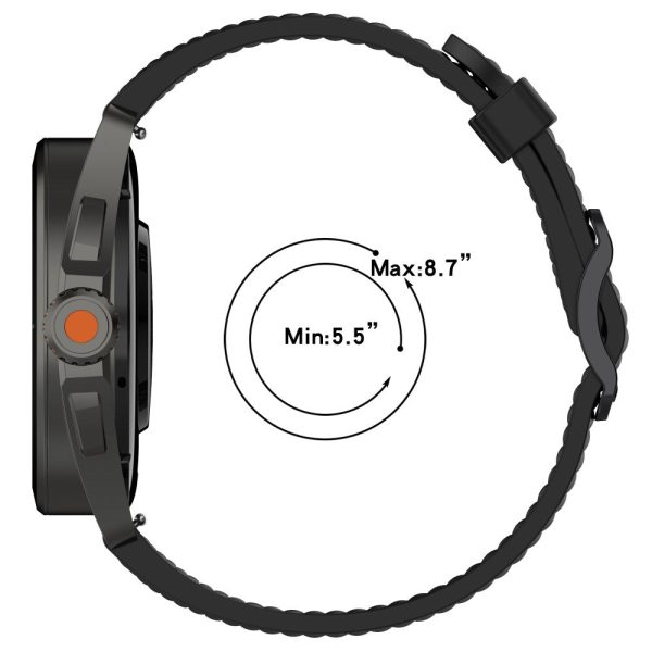 Xiaomi Watch S4 Sport Silicone 22mm Multiple Holes Breathable Watch Strap - Orange Cheap