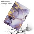 iPad Pro 11 (2024) Case Card Holder Stand Marble Pattern Tablet Leather Shell - Style B Fashion