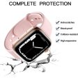 Apple Watch Series 10 42mm Transparent Watch Case Quick Release Flexible Cover Smart Watch Protective Case Online Sale