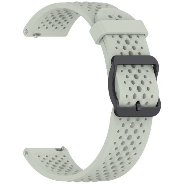 Xiaomi Watch S4 Sport Silicone 22mm Multiple Holes Breathable Watch Strap - Green For Sale