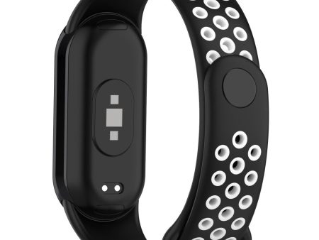 Xiaomi Smart Band 8 dual-color silicone strap - Black   White Sale