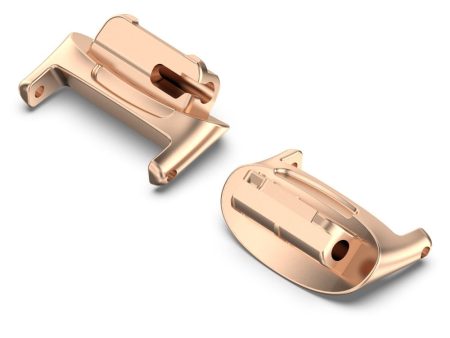 1 Pair Fitbit Inspire 3 stainless steel connector - Rose Gold Supply