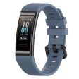 19mm Huawei Band 3 Pro watch band - Black Blue For Discount