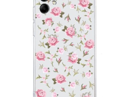 Imagine Samsung Galaxy A06 cover - Pink Floral Sale