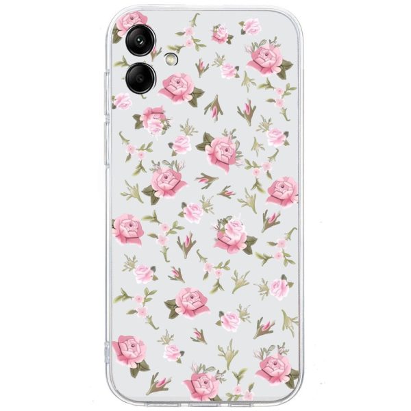 Imagine Samsung Galaxy A06 cover - Pink Floral Sale