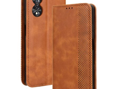 Bofink Vintage TCL 40 NxtPaper leather case - Brown Cheap