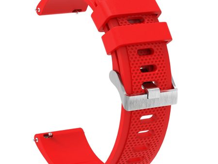 20mm Universal silicone strap - Red Fashion