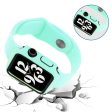 Apple Watch (41mm) cover with tempered glass + silicone watch strap - Cyan on Sale