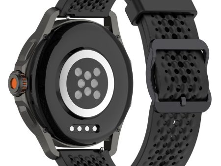 Xiaomi Watch S4 Sport Silicone 22mm Multiple Holes Breathable Watch Strap - Black Online now