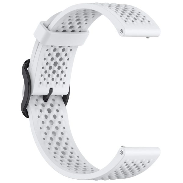 Xiaomi Watch S4 Sport Silicone 22mm Multiple Holes Breathable Watch Strap - White For Sale