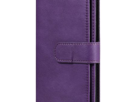 10-slot wallet case for Samsung Galaxy A13 5G - Purple For Discount