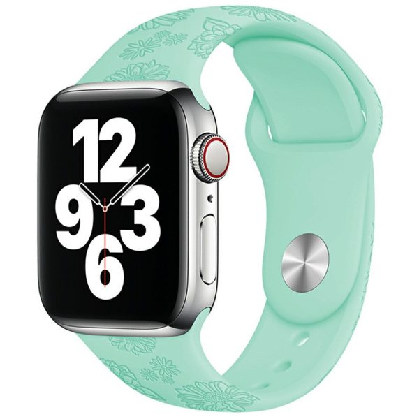 Watch Strap for Apple Watch Series 49mm - 45mm - 44mm - 42mm - Sunflower Mint Green Supply