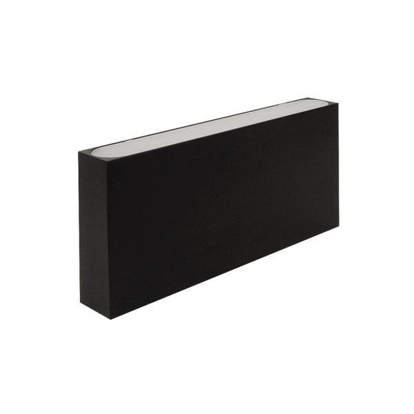 Wafer LED Outdoor Wall Light Large in Black or Aluminium Eurotech - A0212LED-BLK, A0212LED-AL Fashion