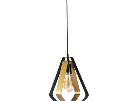 Kreola Pendant Light in Black and Gold Sale