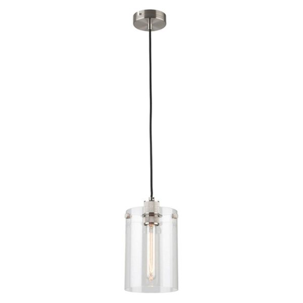 Fallon Pendant Light in Antique Brass or Brushed Chrome Supply