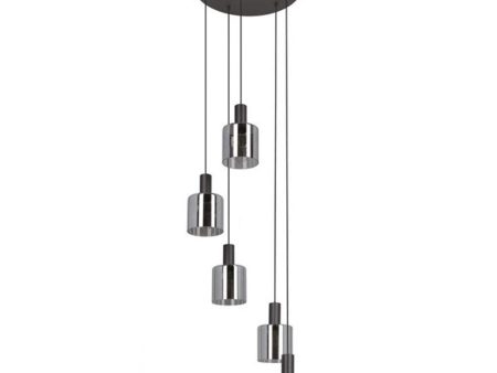 Gorosiba Pendant Light 5Lt in Black Online