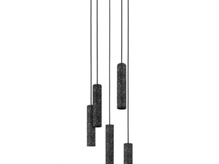 Mentalona Pendant Light 5Lt 25w in Anthracite on Sale