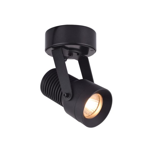 Hood Spotlight on Base 10w in Black Eurotech - BBA21 Online Hot Sale