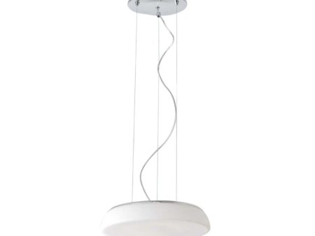 Sophistique LED Round Pendant Light in White Eurotech - 2711 1-LED Online