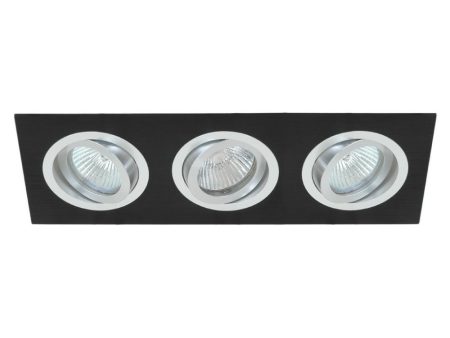 258mm LED Downlight 21w Brushed Black 3k BBS 3LED12V Eurotech Cheap