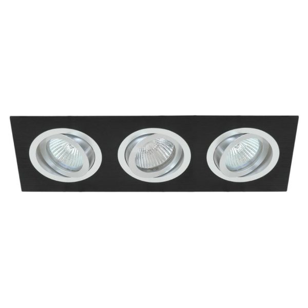 258mm LED Downlight 21w Brushed Black 3k BBS 3LED12V Eurotech Cheap