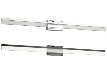 Palmital 2 Mirror Light 900mm in Black or Chrome For Sale