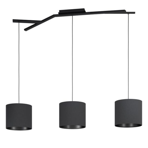 Balnario Pendant Light 3Lt in Black Fashion