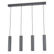 Mentalona Pendant Light 4Lt 20w in Anthracite For Cheap