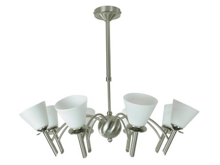 Traditional Multi Pendant Light 8Lt in Chrome Eurotech - E0058-6-1 Cheap