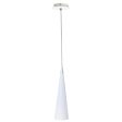 Cone Pendant Light 7w in White Eurotech - P31801 1-WH Discount