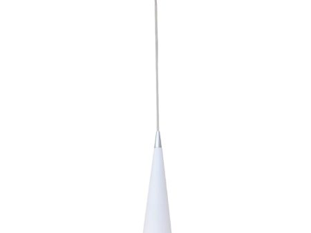 Cone Pendant Light 7w in White Eurotech - P31801 1-WH Discount