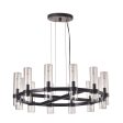 Cilla Pendant Light Round 12Lt in Ebony Eurotech - KP196R on Sale