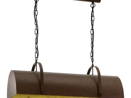 Deerhurst 3Lt Pendant Light in Rustic Brown Online Sale