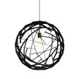 Chelsea Wooden Pendant Light in Black Eurotech - W370 For Discount