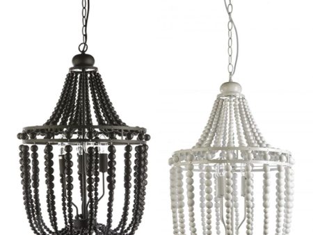 Duches Pendant Light 4Lt in Black or White For Sale