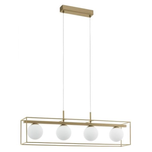 Vallaspra Pendant Light 4Lt in Champagne on Sale